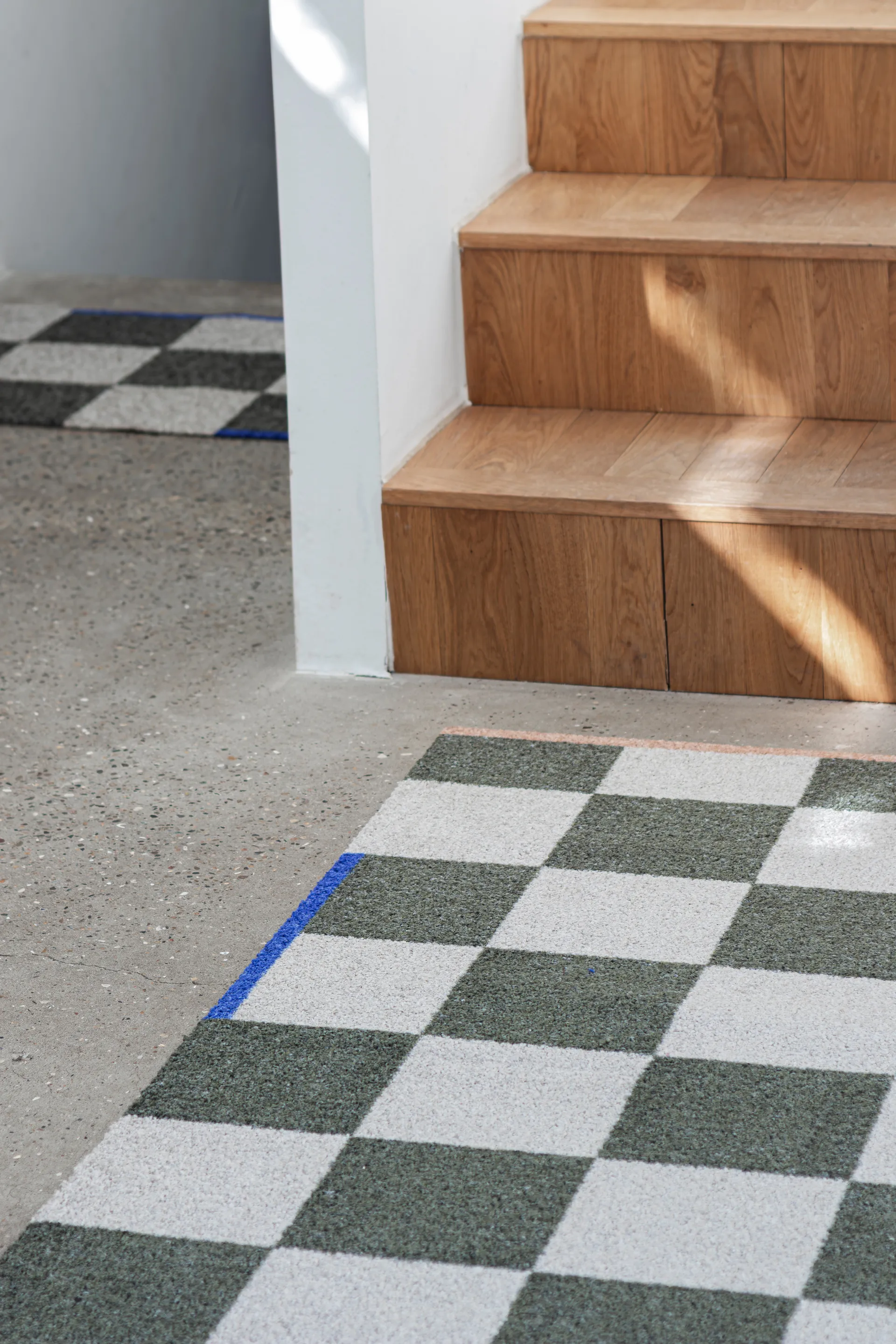 Tappeto multiuso Square large, Verde oliva scuro Mette Ditmer