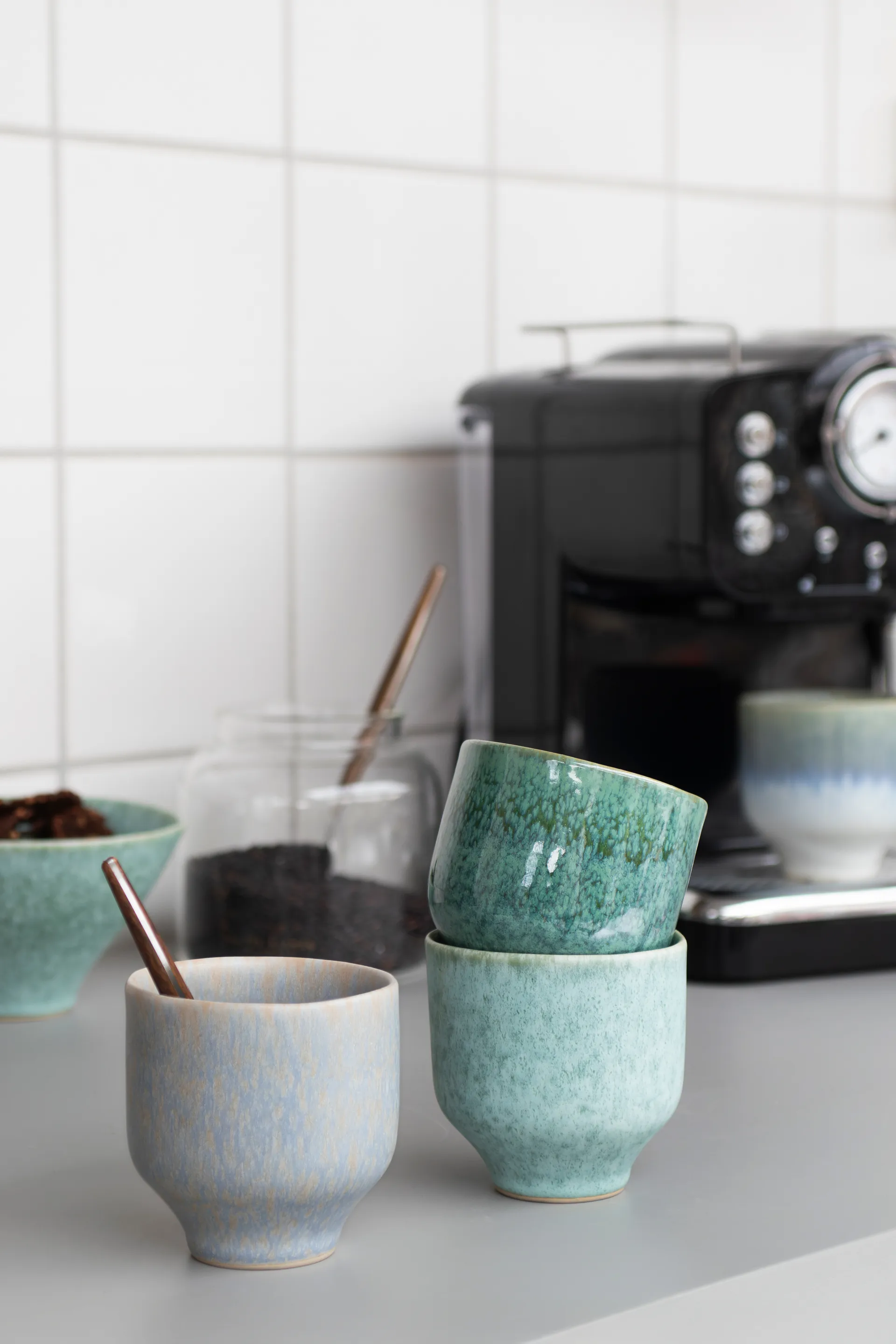 Tazza Elements confezione da 2, Verde Mette Ditmer