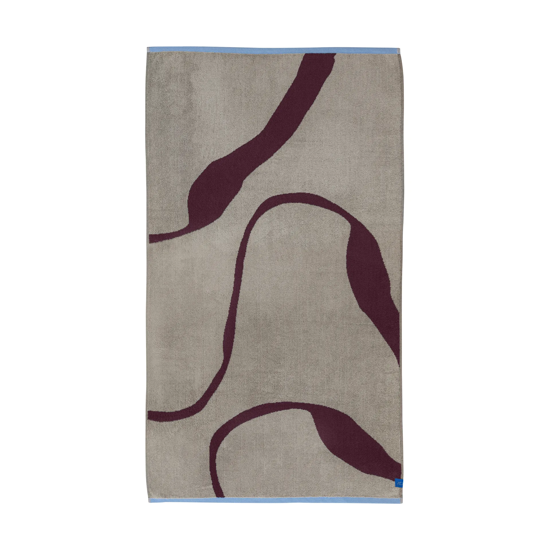 Telo doccia Nova Arte 70x133 cm, Wine-sand Mette Ditmer
