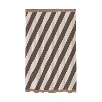 Tenda da doccia Diagonal 150x200 cm - Cioccolato - Mette Ditmer