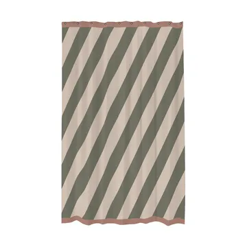 Tenda da doccia Diagonal 150x200 cm - Dark olive - Mette Ditmer