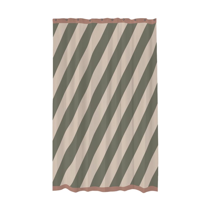 Tenda da doccia Diagonal 150x200 cm - Dark olive - Mette Ditmer