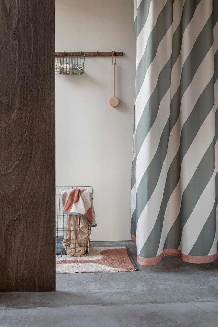 Tenda da doccia Diagonal 150x200 cm, Dark olive Mette Ditmer