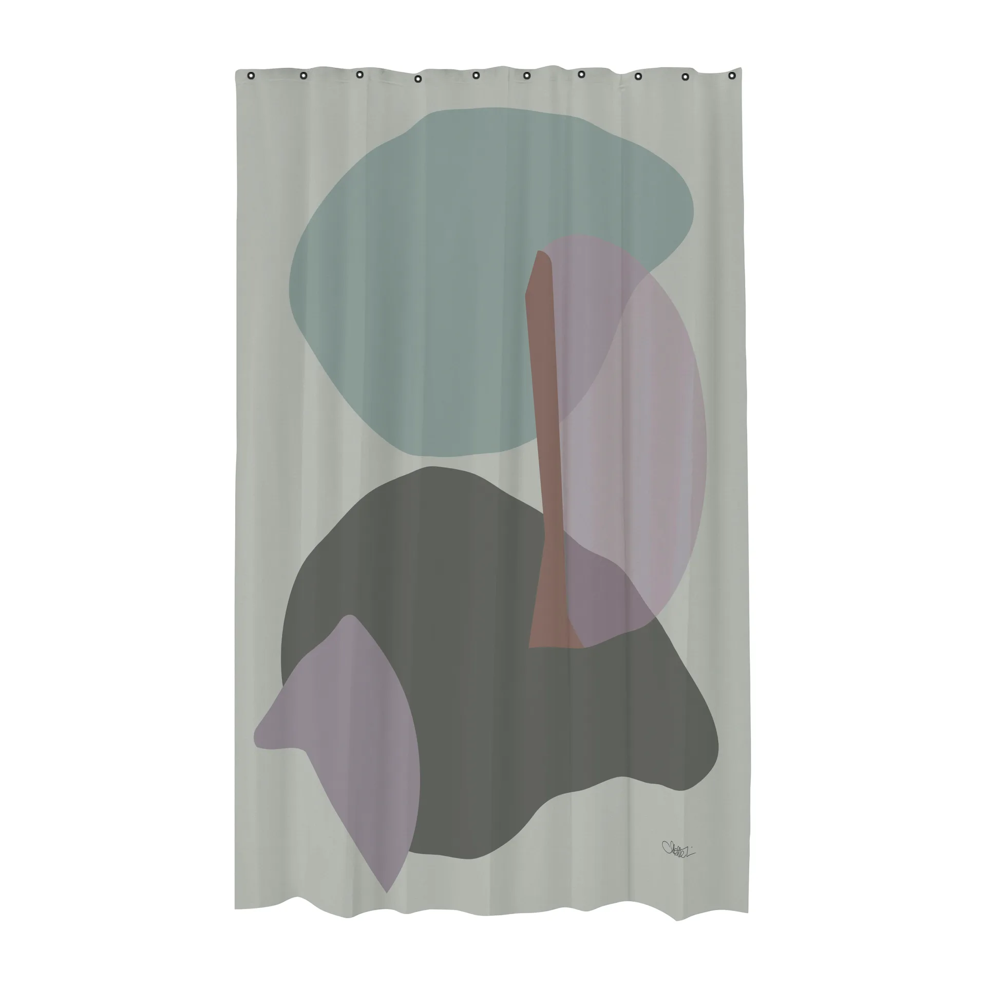 Tenda da doccia Gallery 150x200 cm, Frost green Mette Ditmer