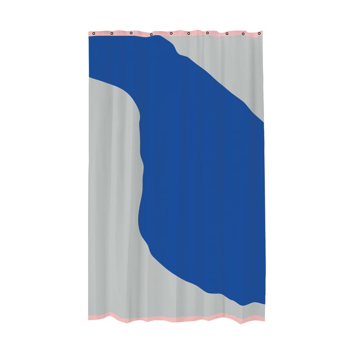 Tenda da doccia Nova Arte 150x200 cm - Grigio chiaro, cobalto - Mette Ditmer