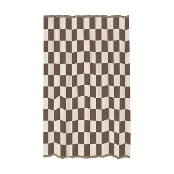Tenda da doccia Retro 150x200 cm - Marrone - Mette Ditmer