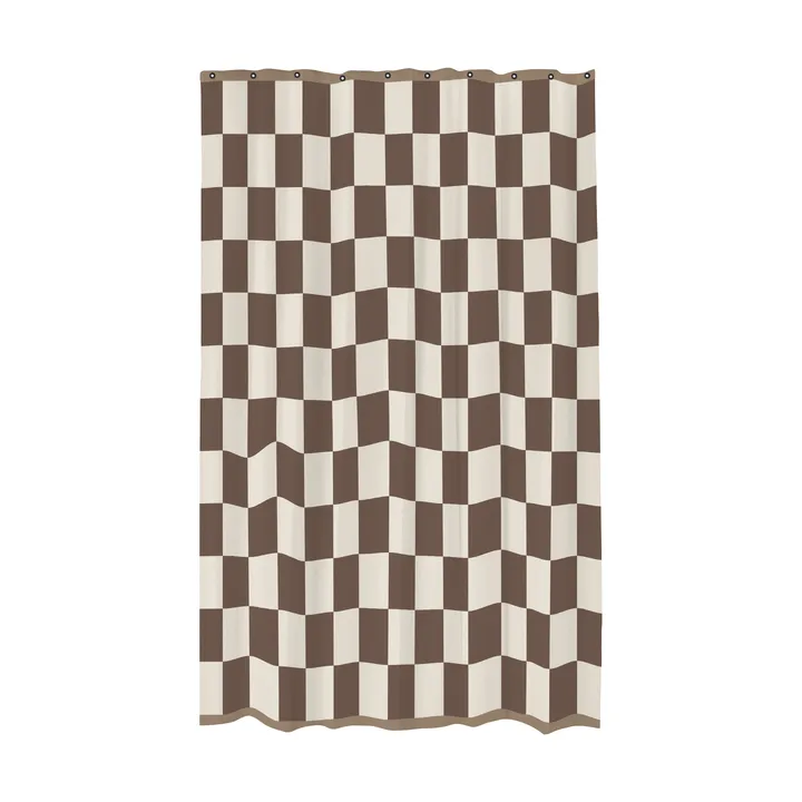 Tenda da doccia Retro 150x200 cm - Marrone - Mette Ditmer