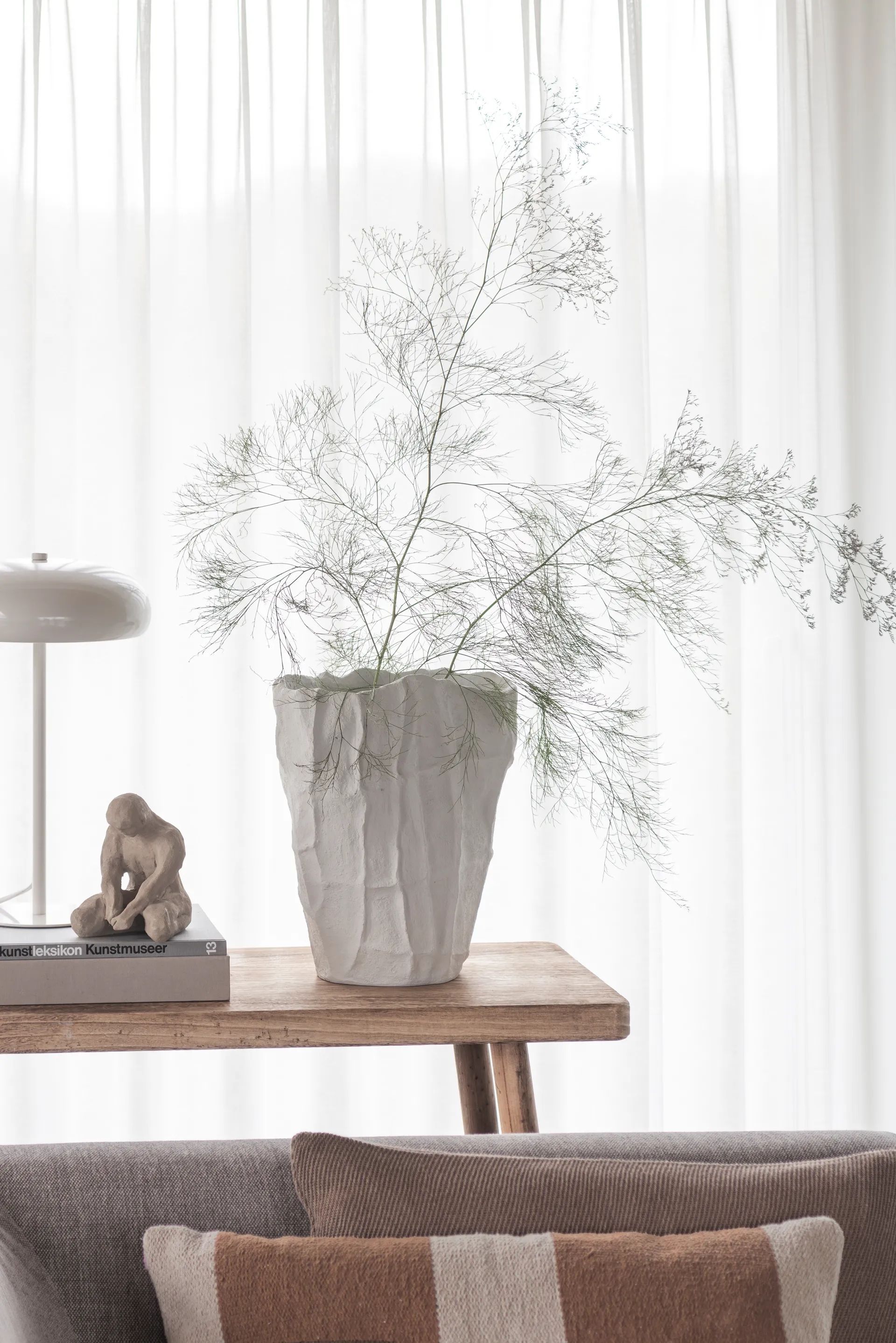 Vaso artistico Art piece 33,5 cm, Off-white Mette Ditmer