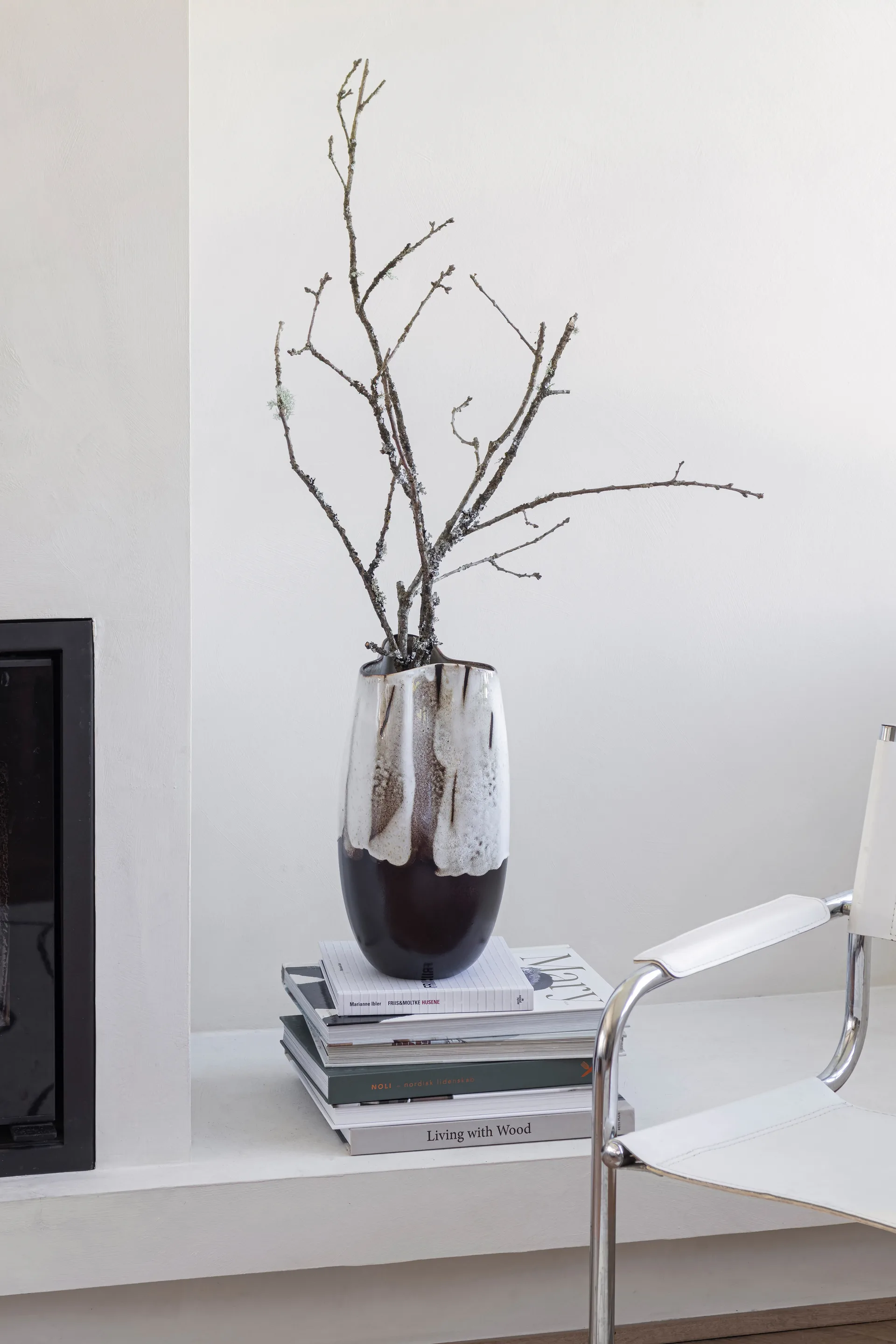 Vaso grande By Hand 38,5 cm, Avorio Mette Ditmer