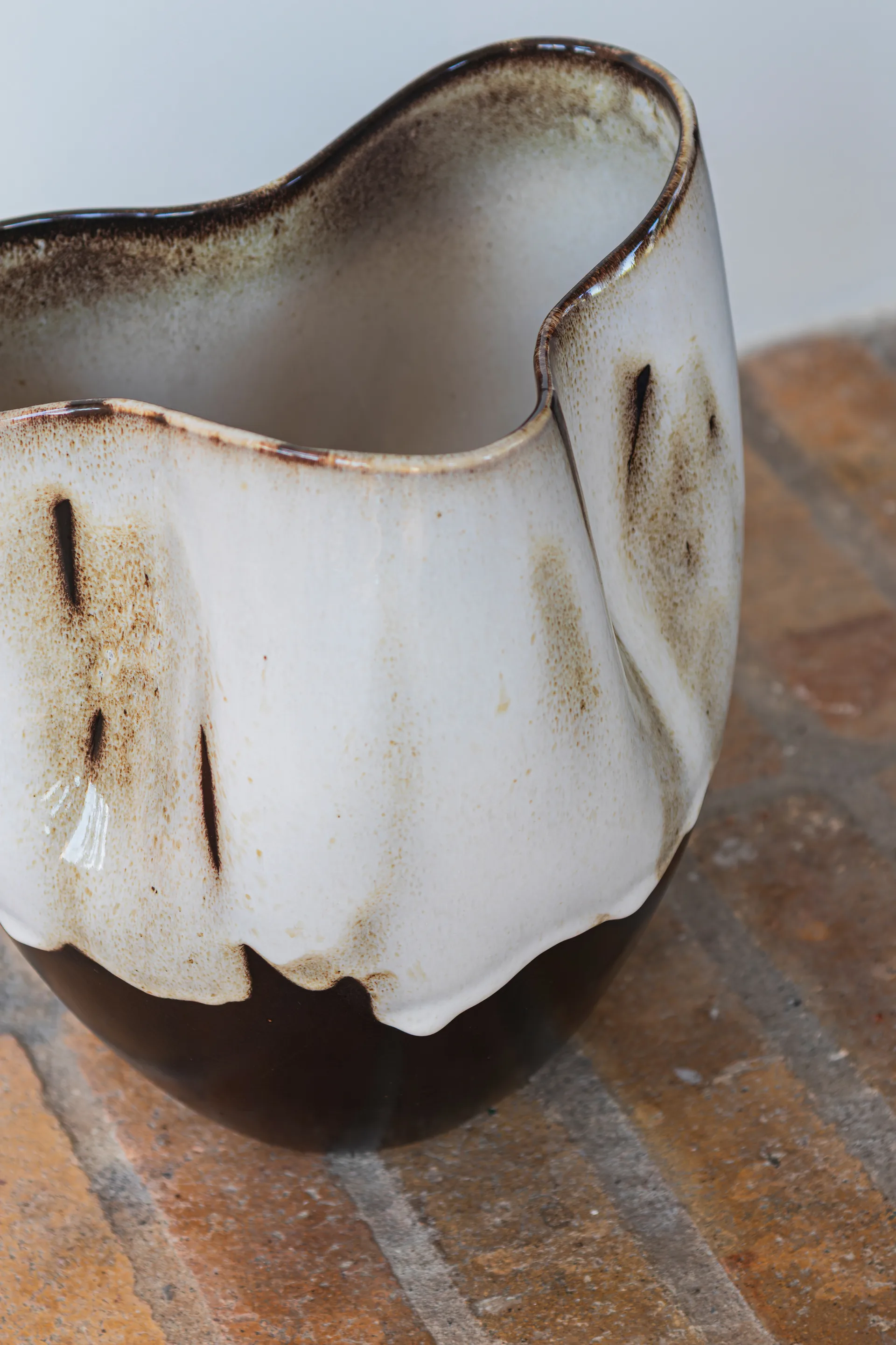 Vaso piccolo By Hand 24,5 cm, Off-white Mette Ditmer