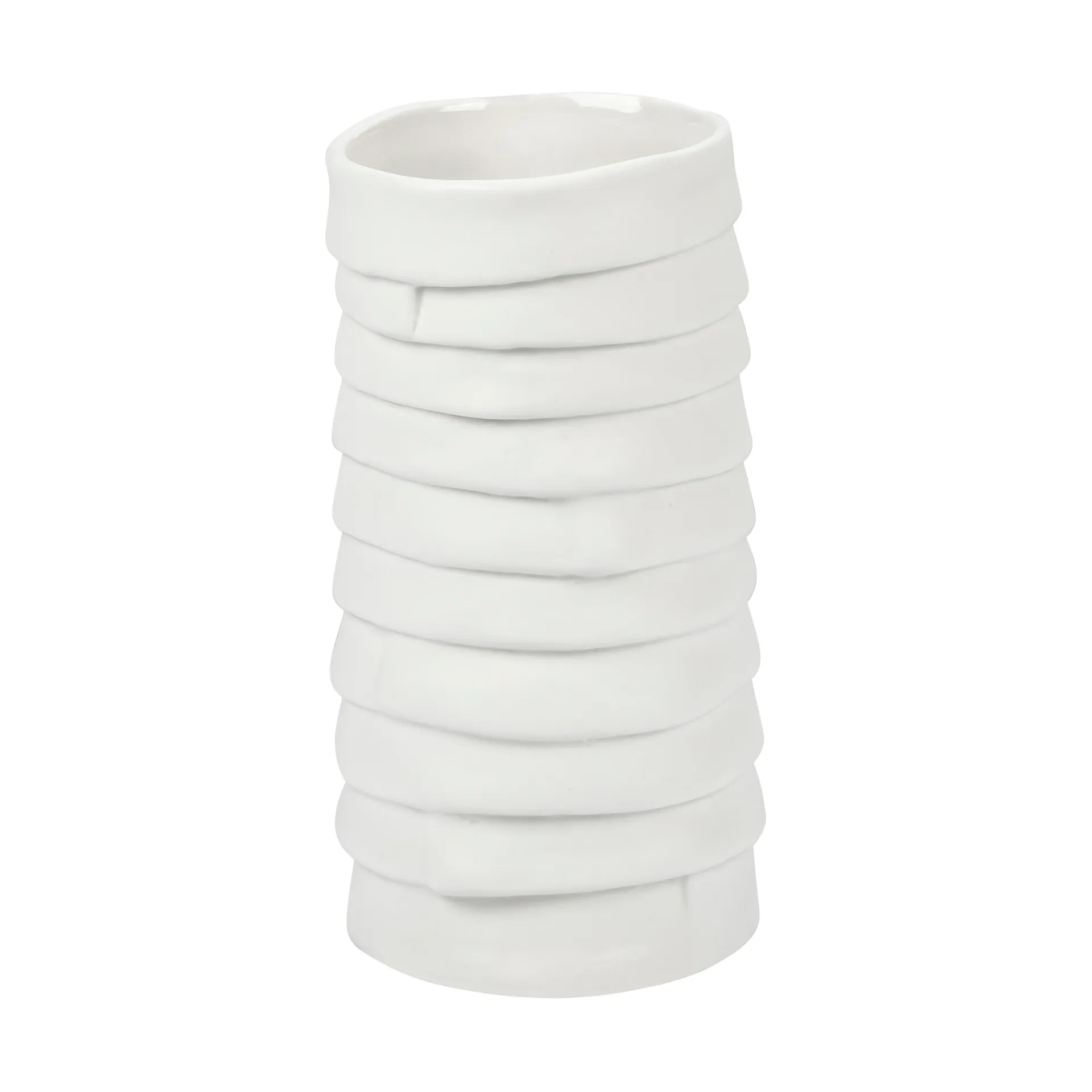 Vaso Ribbon piccolo 13 cm, Bianco sporco Mette Ditmer