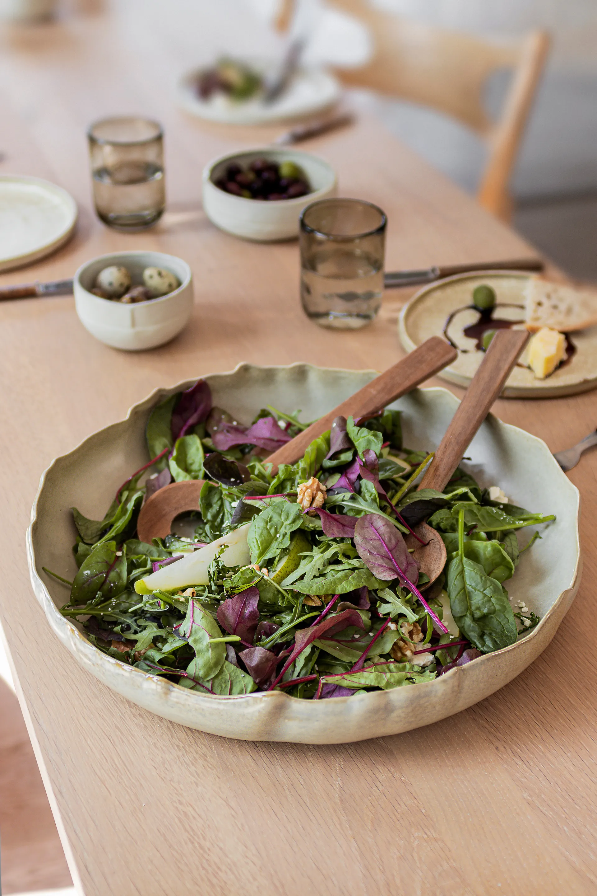 Vassoio da portata By Hand Ø 37 cm, Straw Mette Ditmer