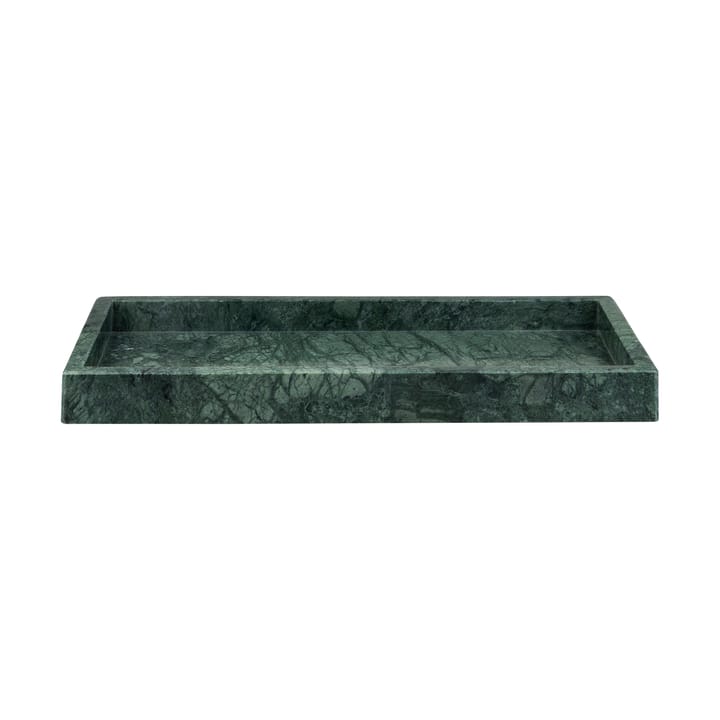 Vassoio decorativo in marmo 16x31 cm - Dark forest - Mette Ditmer