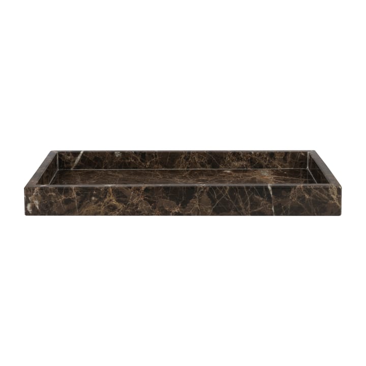 Vassoio decorativo Marble 16x31 cm - Marrone - Mette Ditmer