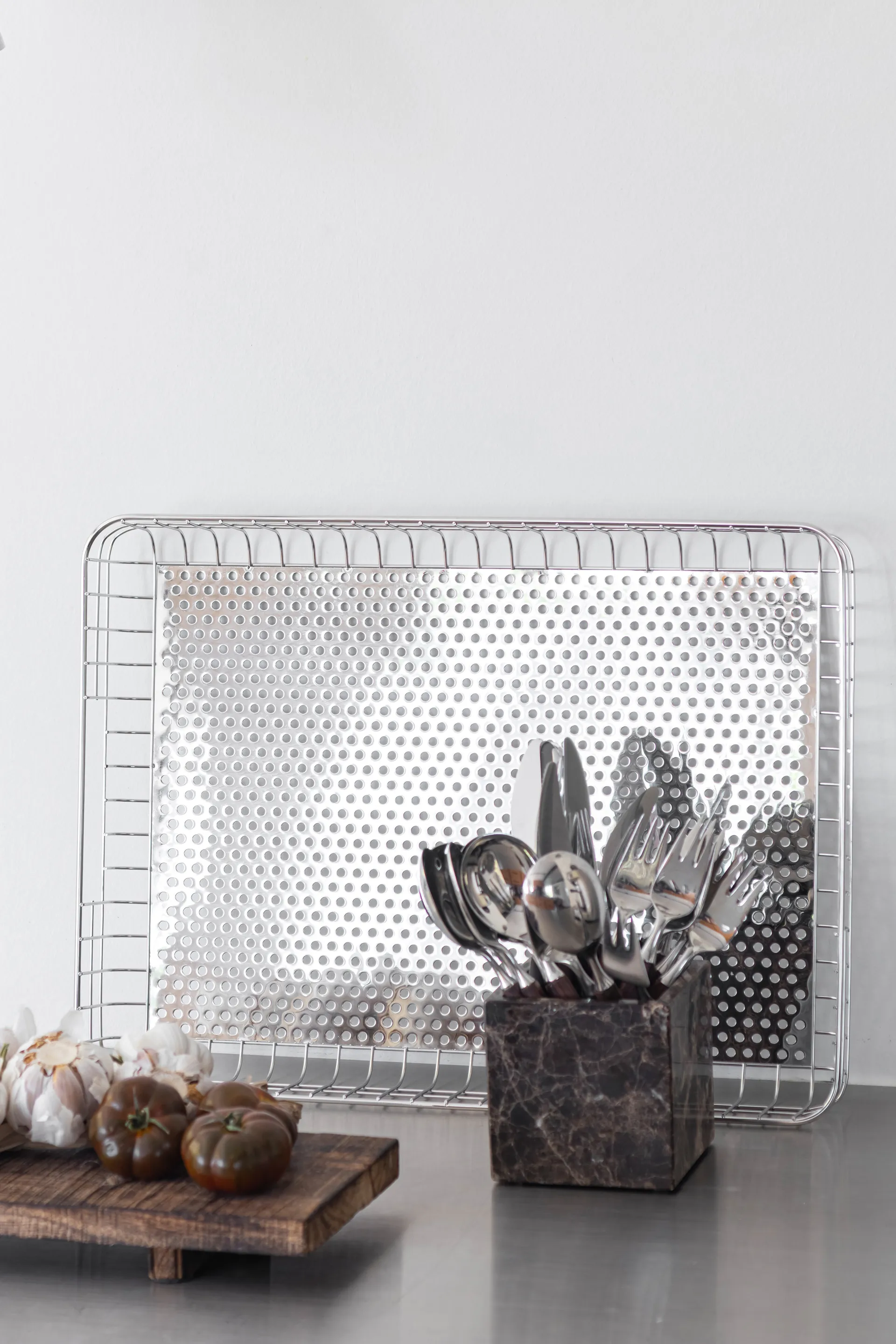 Vassoio Lift 33,5x45,5 cm, Cromo Mette Ditmer