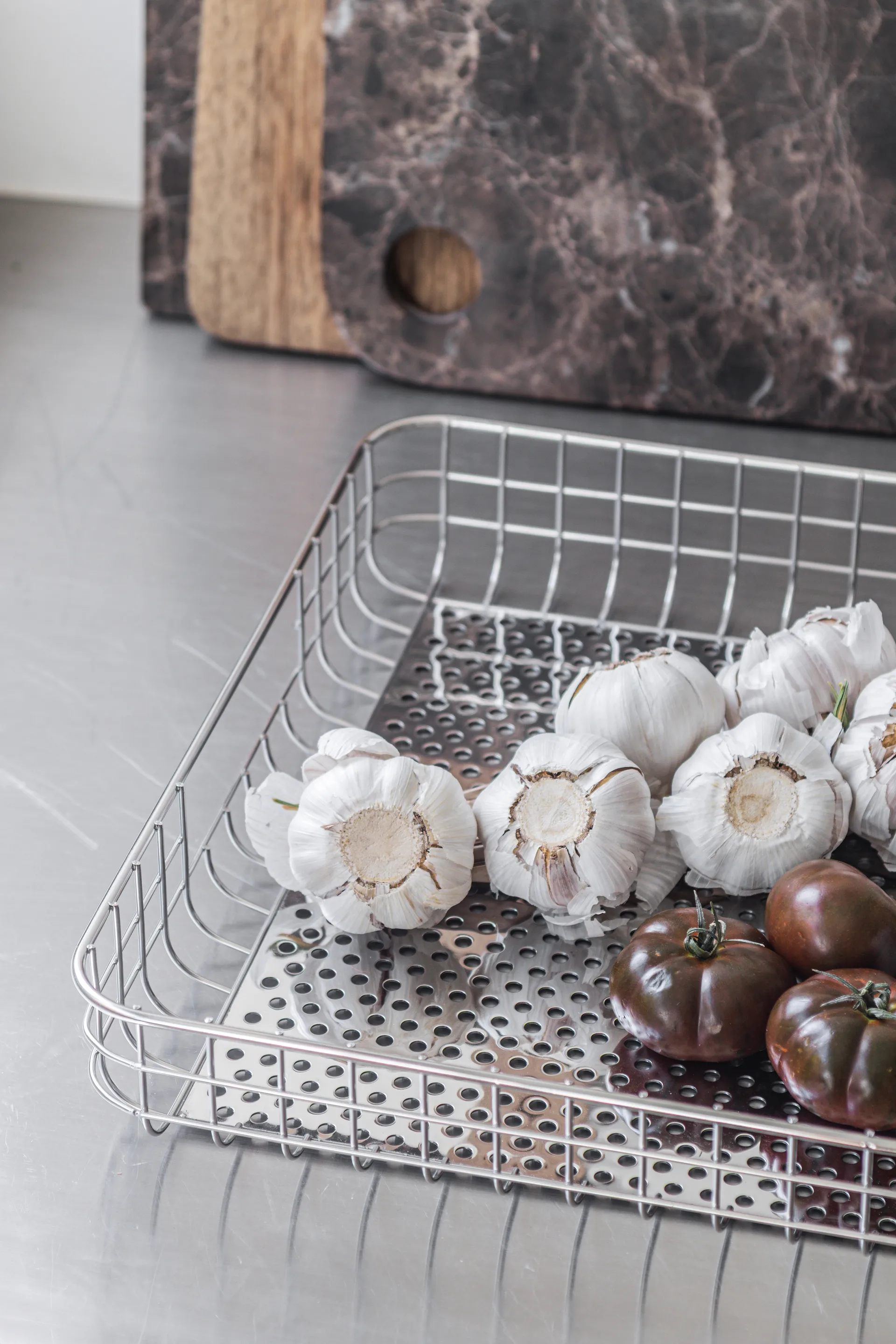 Vassoio Lift 33,5x45,5 cm, Cromo Mette Ditmer