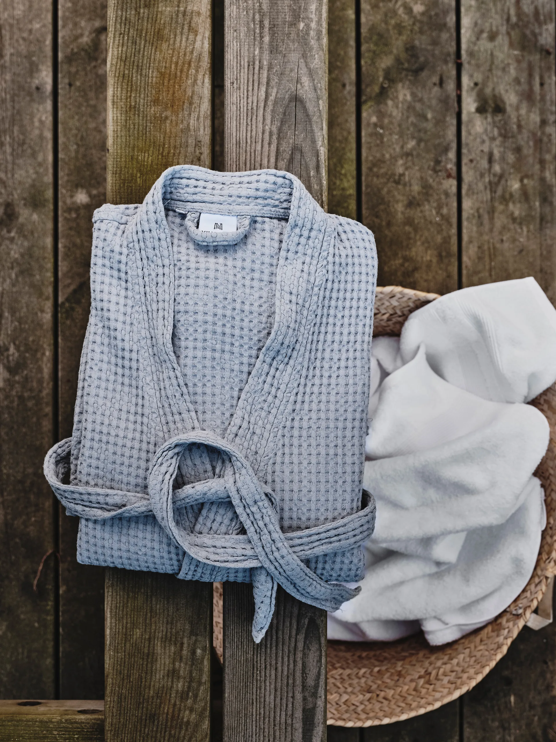 Accappatoio Cialda EKO, Azzurro, S-M Mille Notti