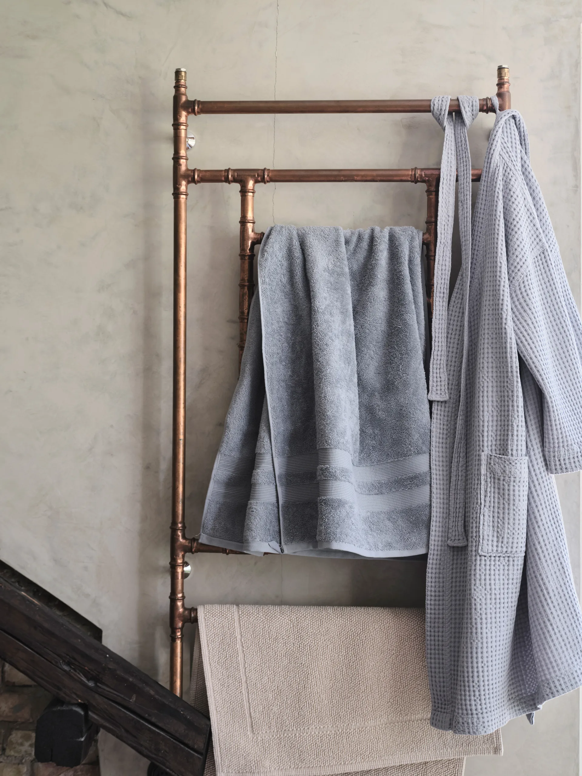 Asciugamano Fontana EKO, Azzurro, 70x140 cm Mille Notti