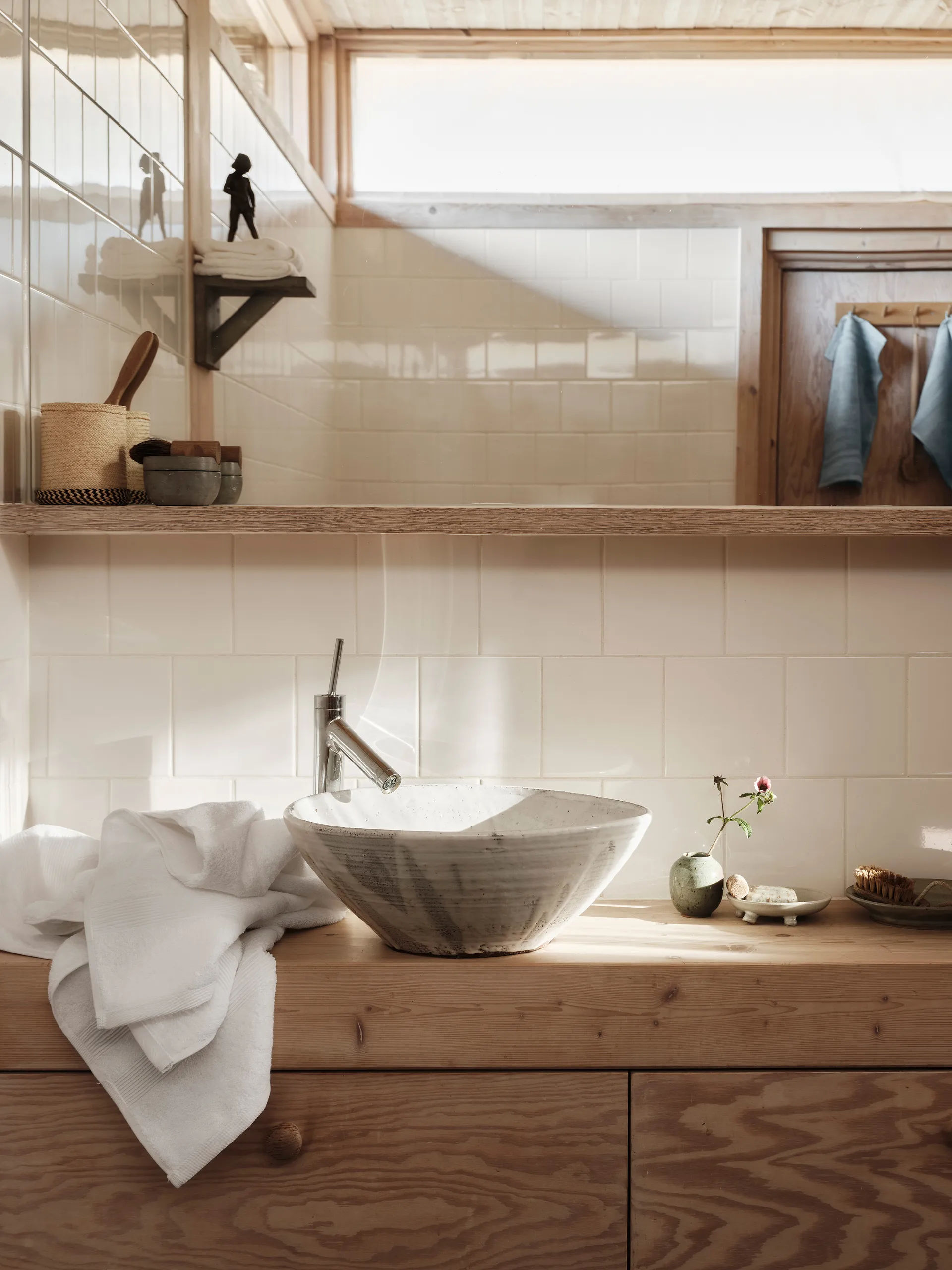 Asciugamano Fontana EKO, Bianco, 70x140 cm Mille Notti