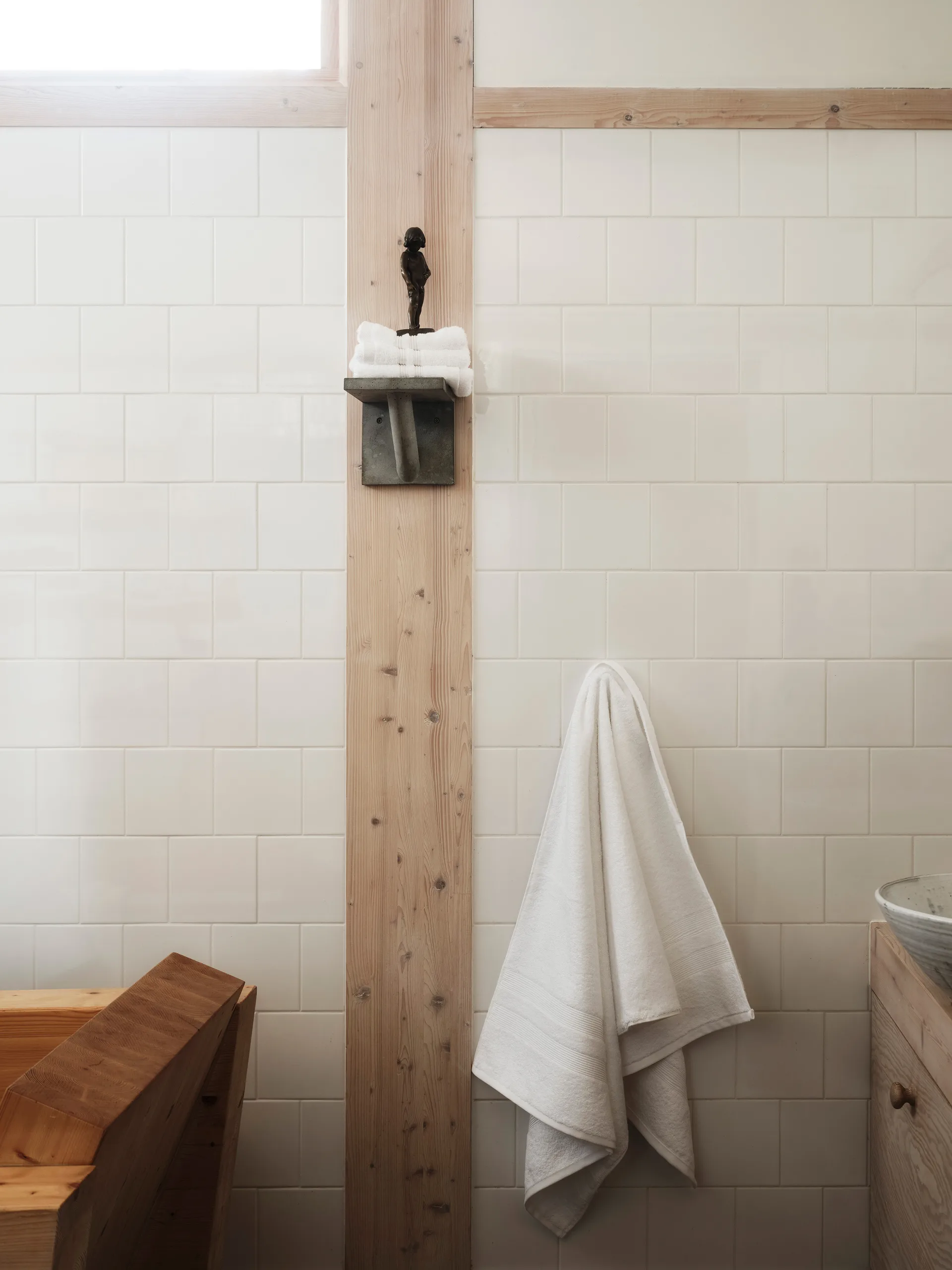 Asciugamano Fontana EKO, Bianco, 70x140 cm Mille Notti