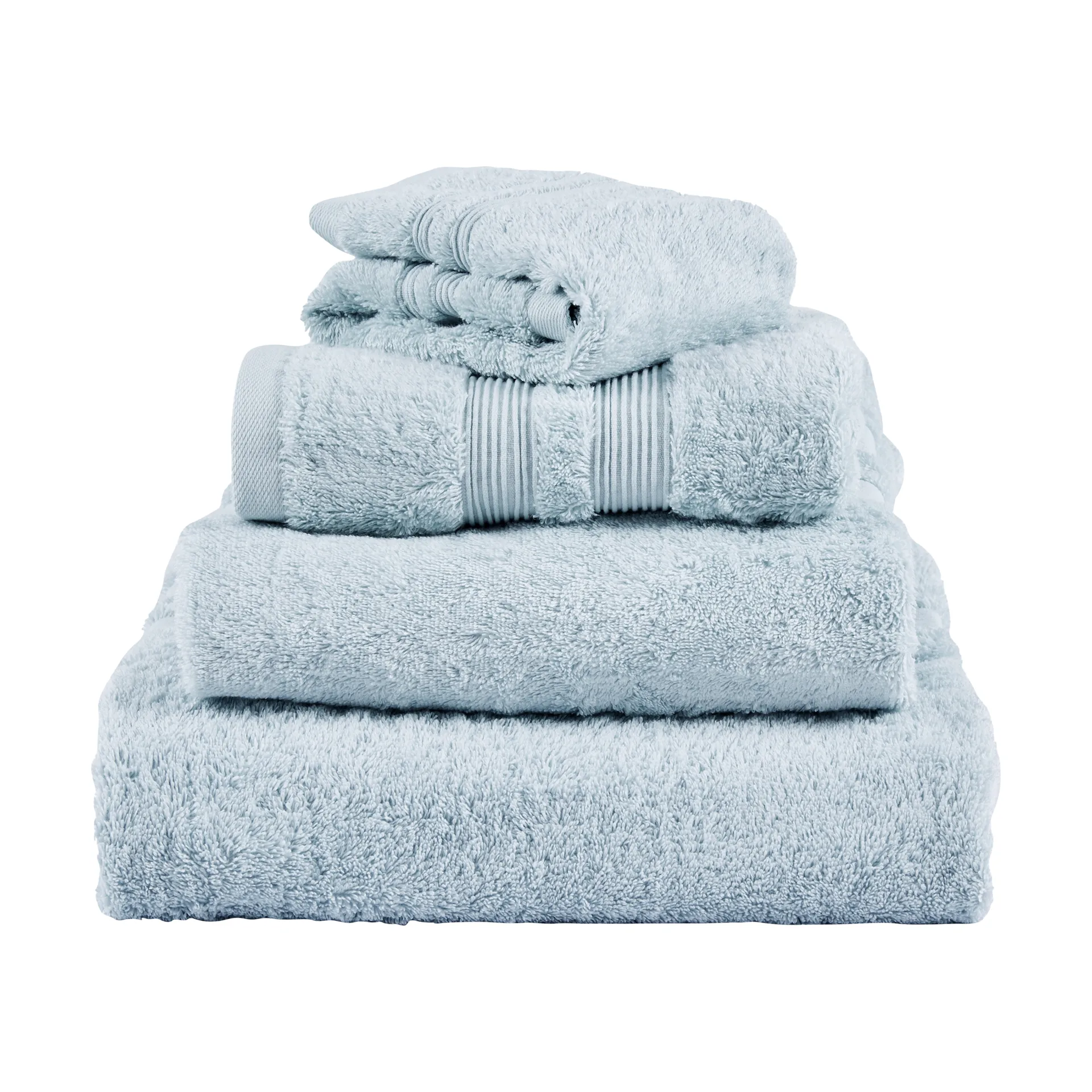 Asciugamano Fontana EKO, Blu ghiaccio, 30x50 cm Mille Notti