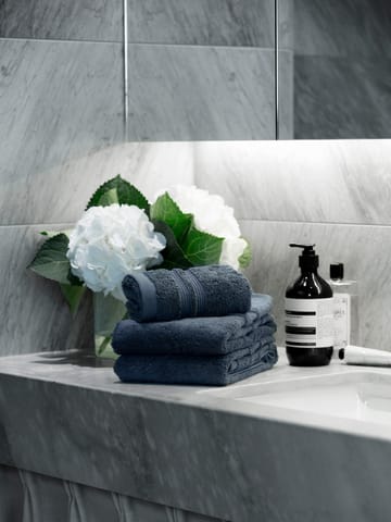 Asciugamano Fontana EKO - Blu scuro, 70x140 cm - Mille Notti
