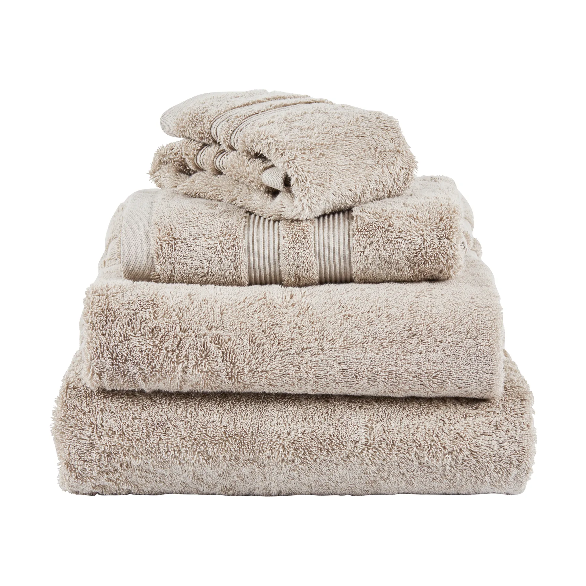 Asciugamano Fontana EKO, Grigio chiaro, 30x50 cm Mille Notti