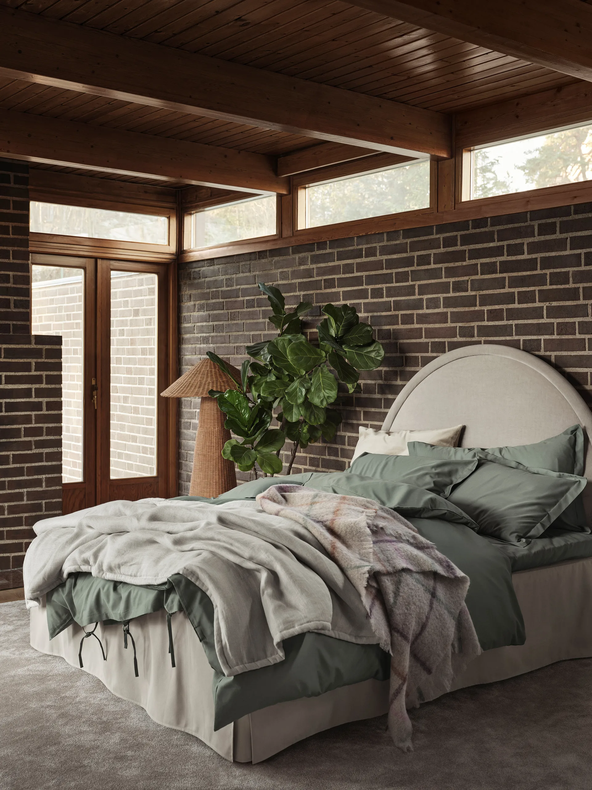 Copriletto Napoli, Sabbia, 180x220x52 cm Mille Notti