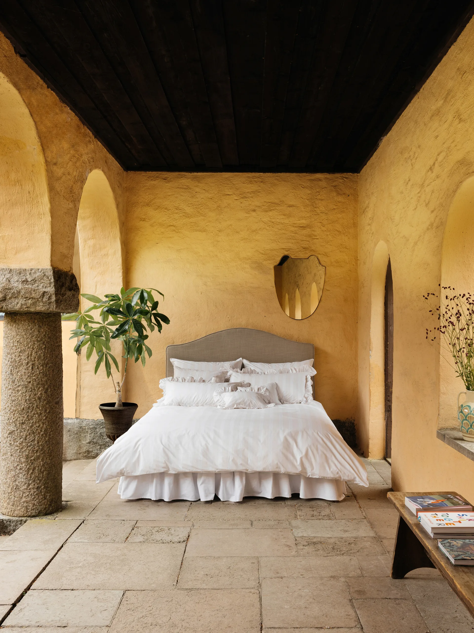 Copripiumino Camicia, Beige, 150x210 cm. Mille Notti