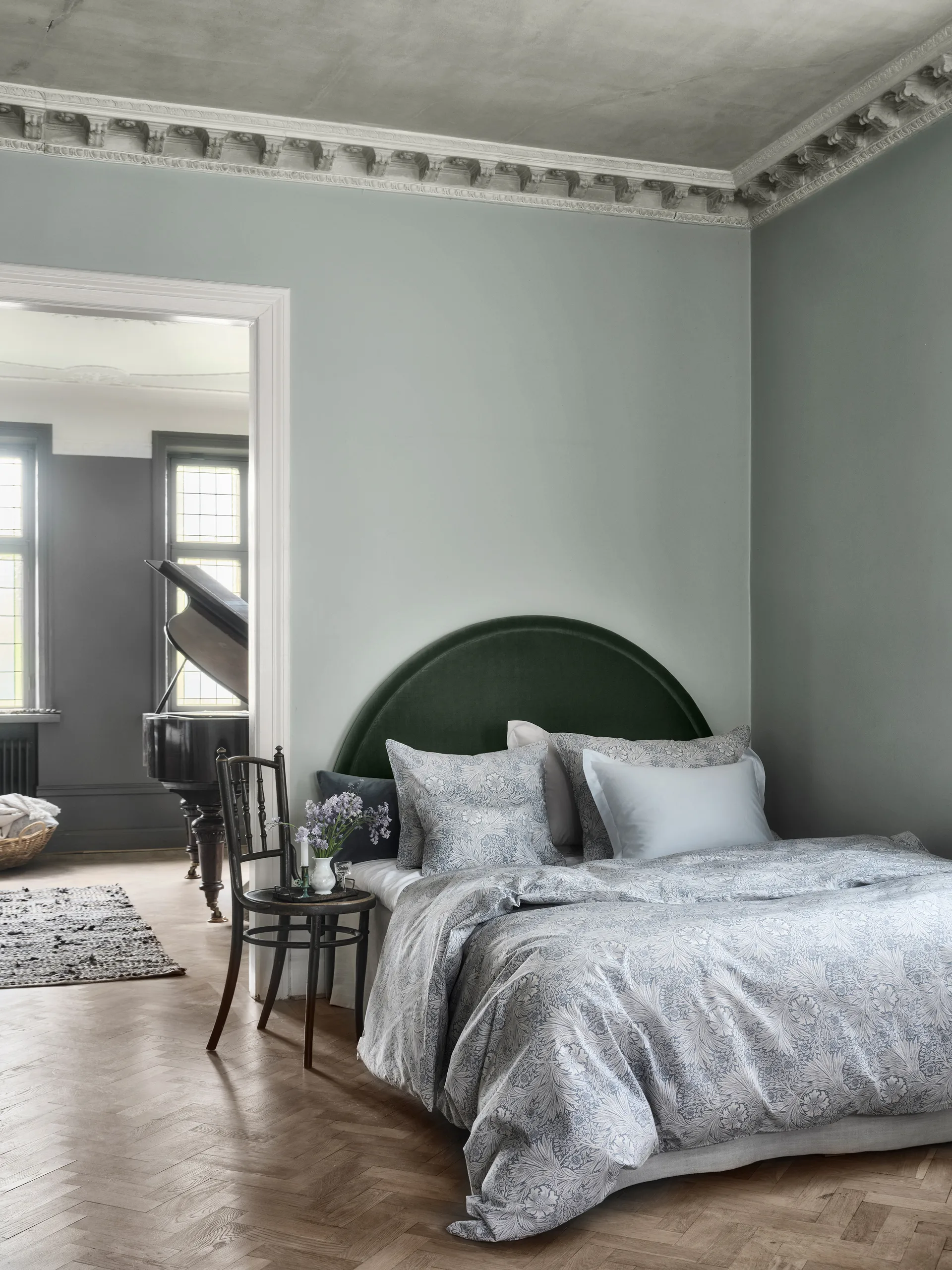 Copripiumino Morris & Co. Marigold, Blu, 150x210 cm Mille Notti