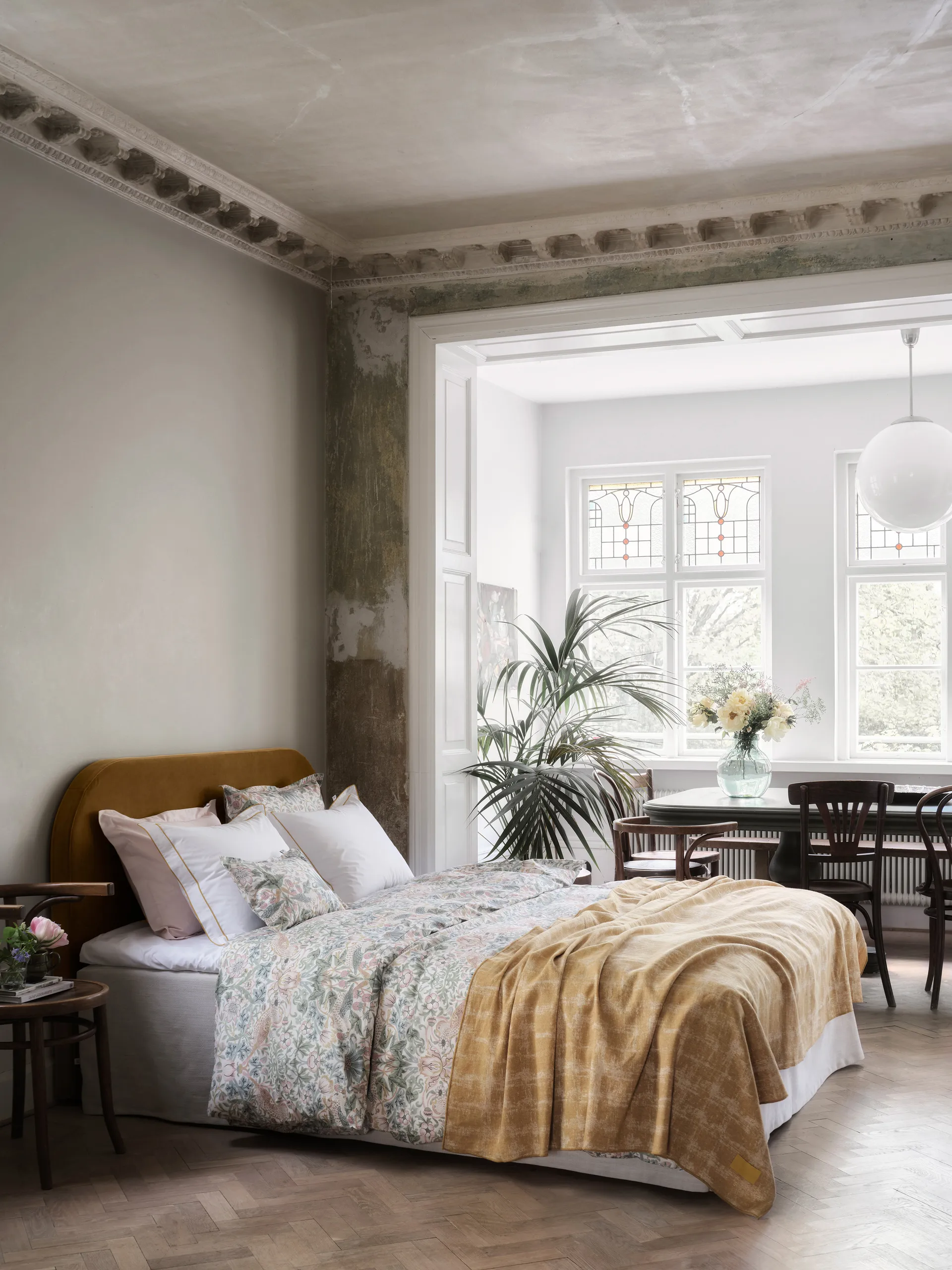 Copripiumino Morris & Co. Strawberry Thief, Verde, 150x210 cm Mille Notti