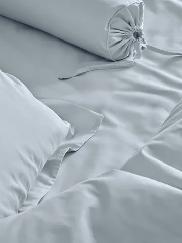 Copripiumino Satina - Blu chiaro, 150x210 cm - Mille Notti