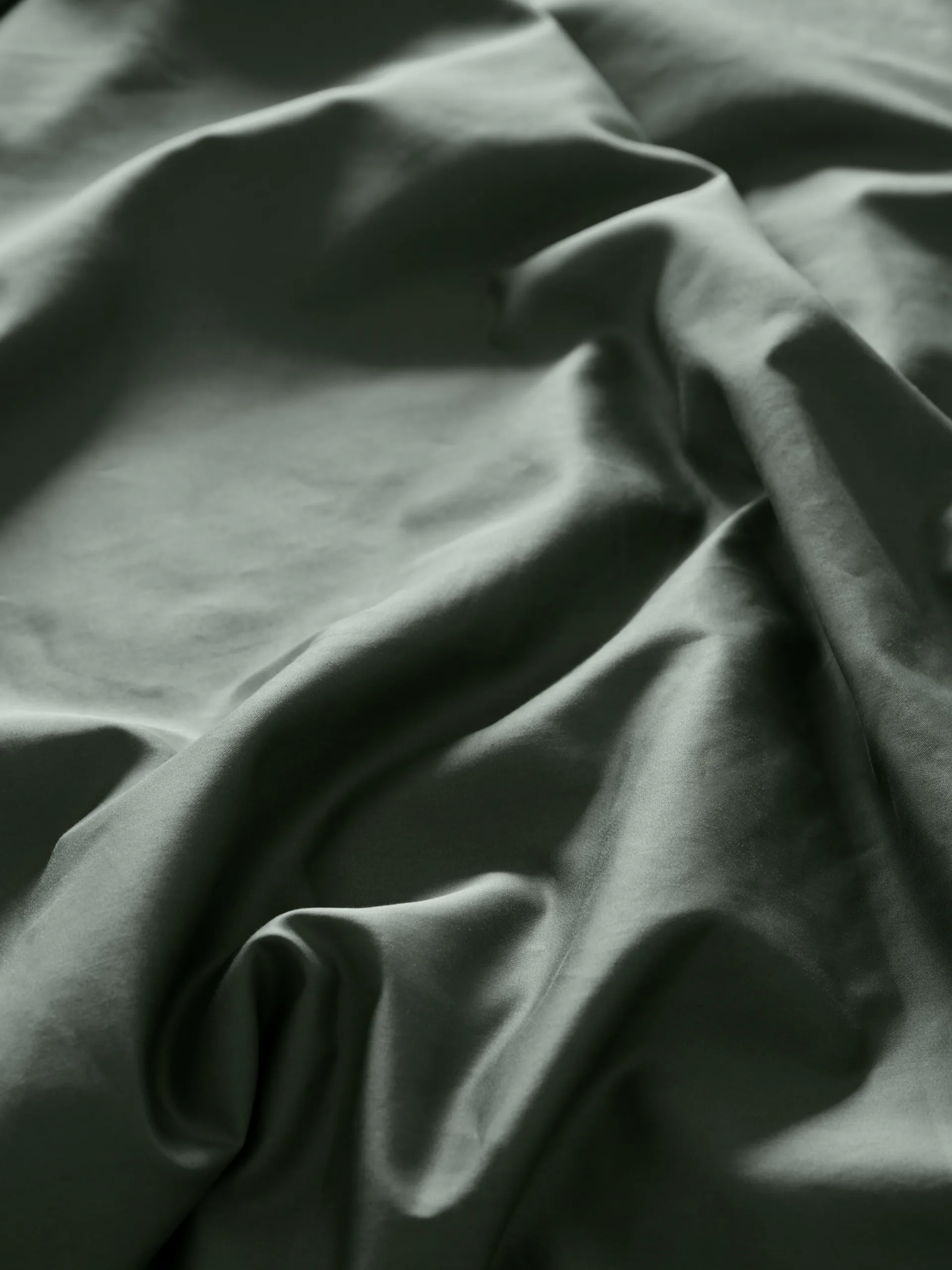 Copripiumino Satina, Verde, 150x210 cm Mille Notti