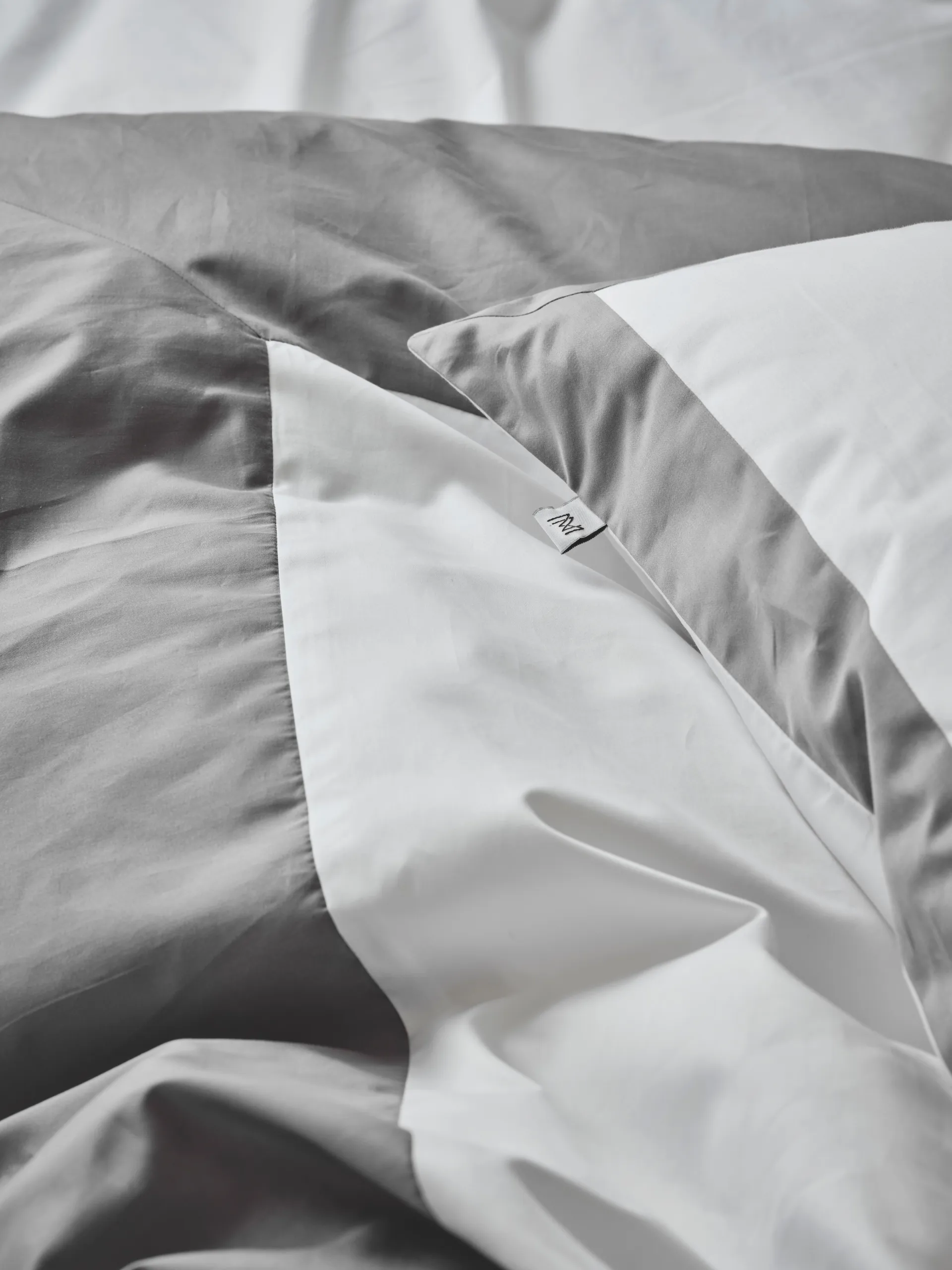 Copripiumino Sobrio, Grigio, 150x210 cm Mille Notti