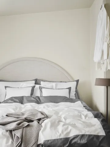 Copripiumino Sobrio - Grigio, 220x220 cm - Mille Notti