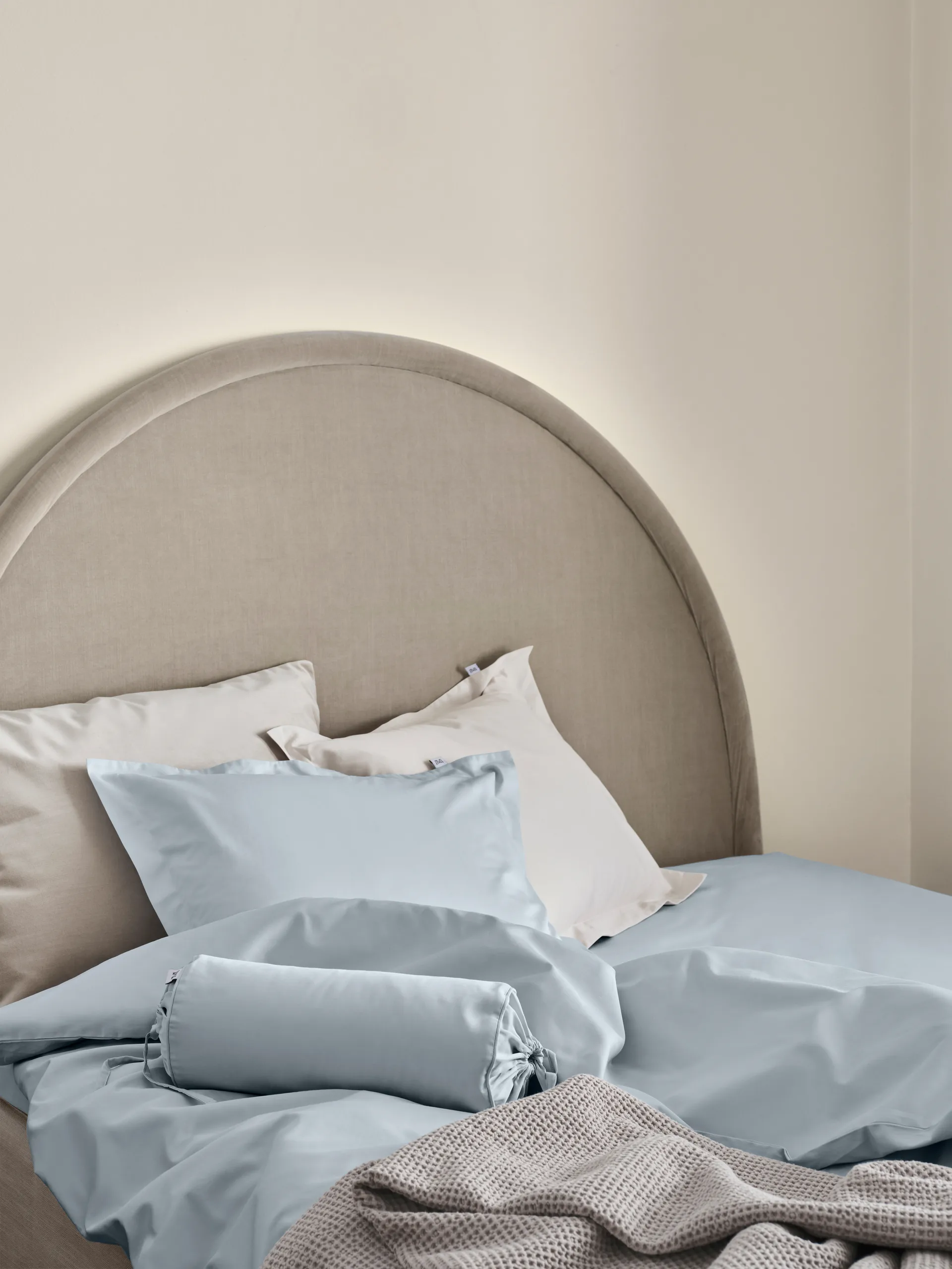 Fodera per cuscino Satina plain, Ljublå, 50x60 cm Mille Notti