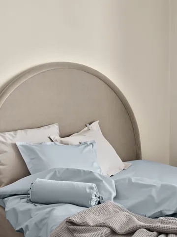 Fodera per cuscino Satina plain - Ljublå, 50x60 cm - Mille Notti