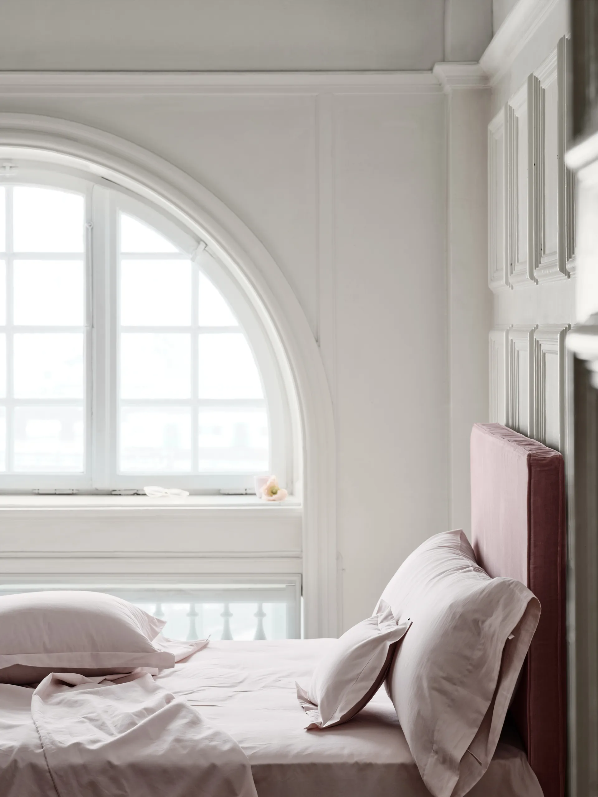 Fodera per cuscino Satina plain, Rose, 50x90 cm Mille Notti