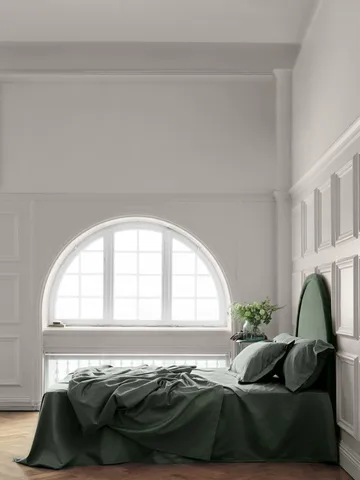 Fodera per cuscino Satina plain - Verde, 50x60 cm - Mille Notti