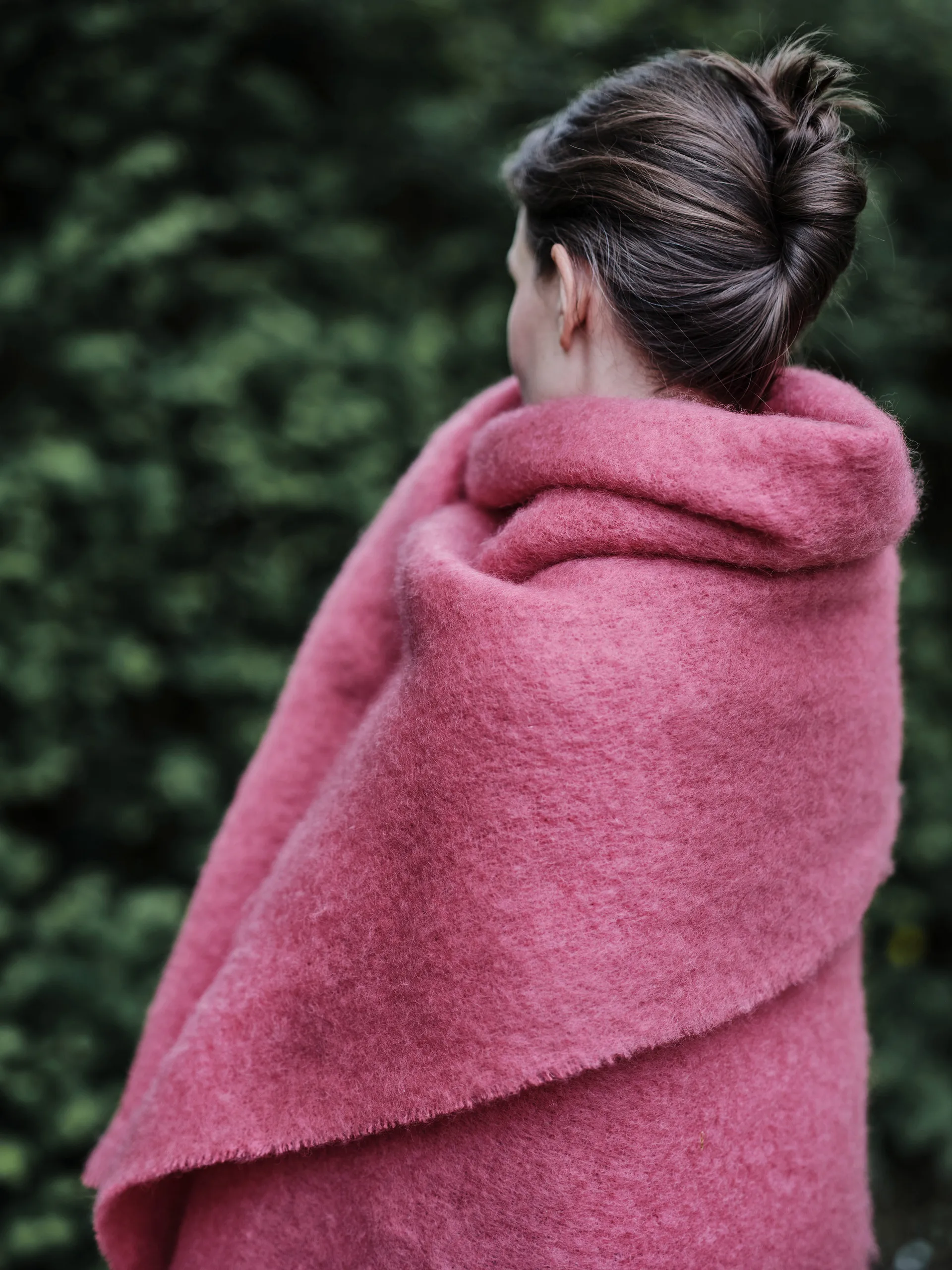 Plaid Senzo 140x200 cm, Rosa Mille Notti