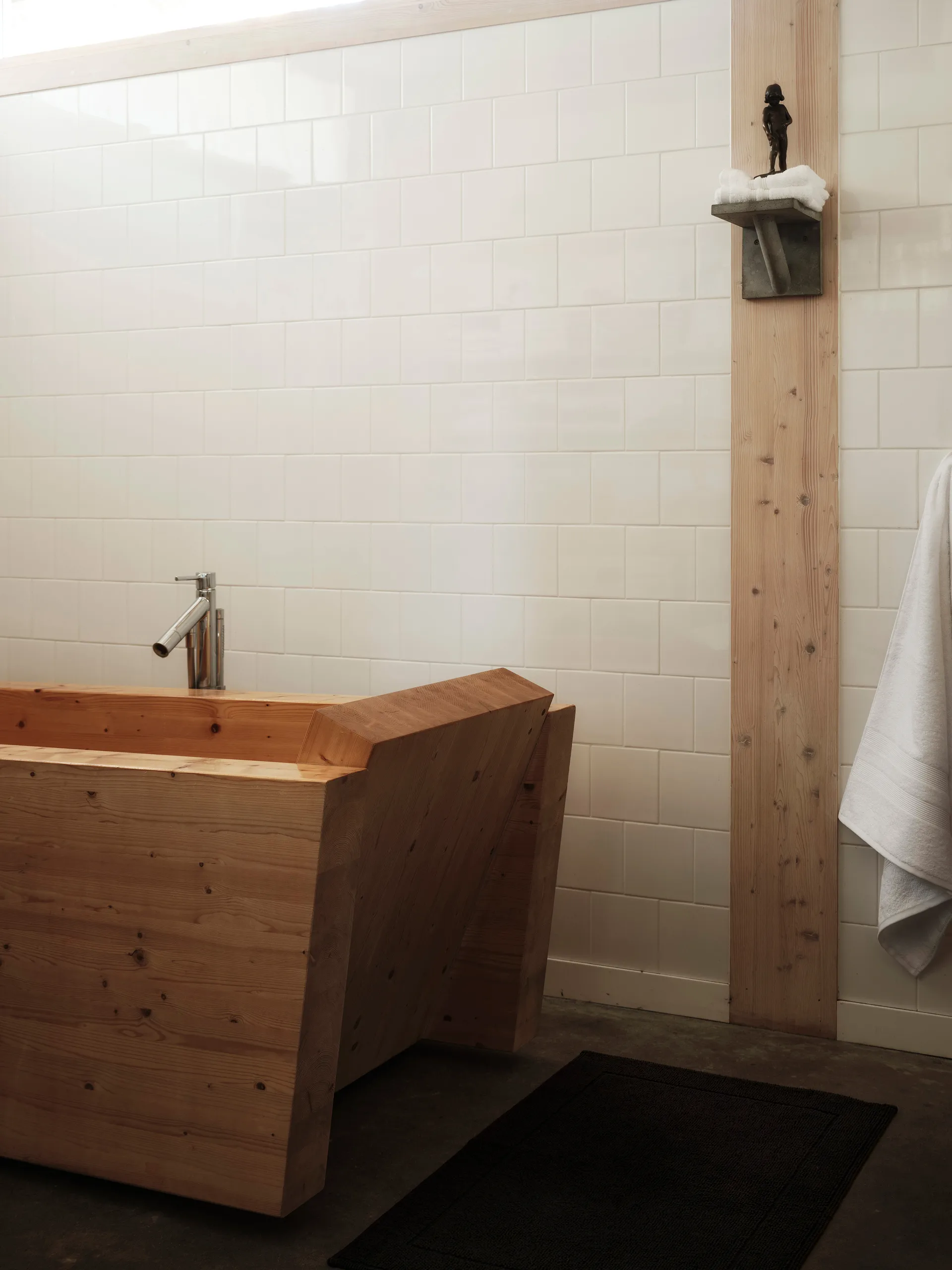 Tappeto da bagno Portofino, Antracite, 60x90 cm Mille Notti