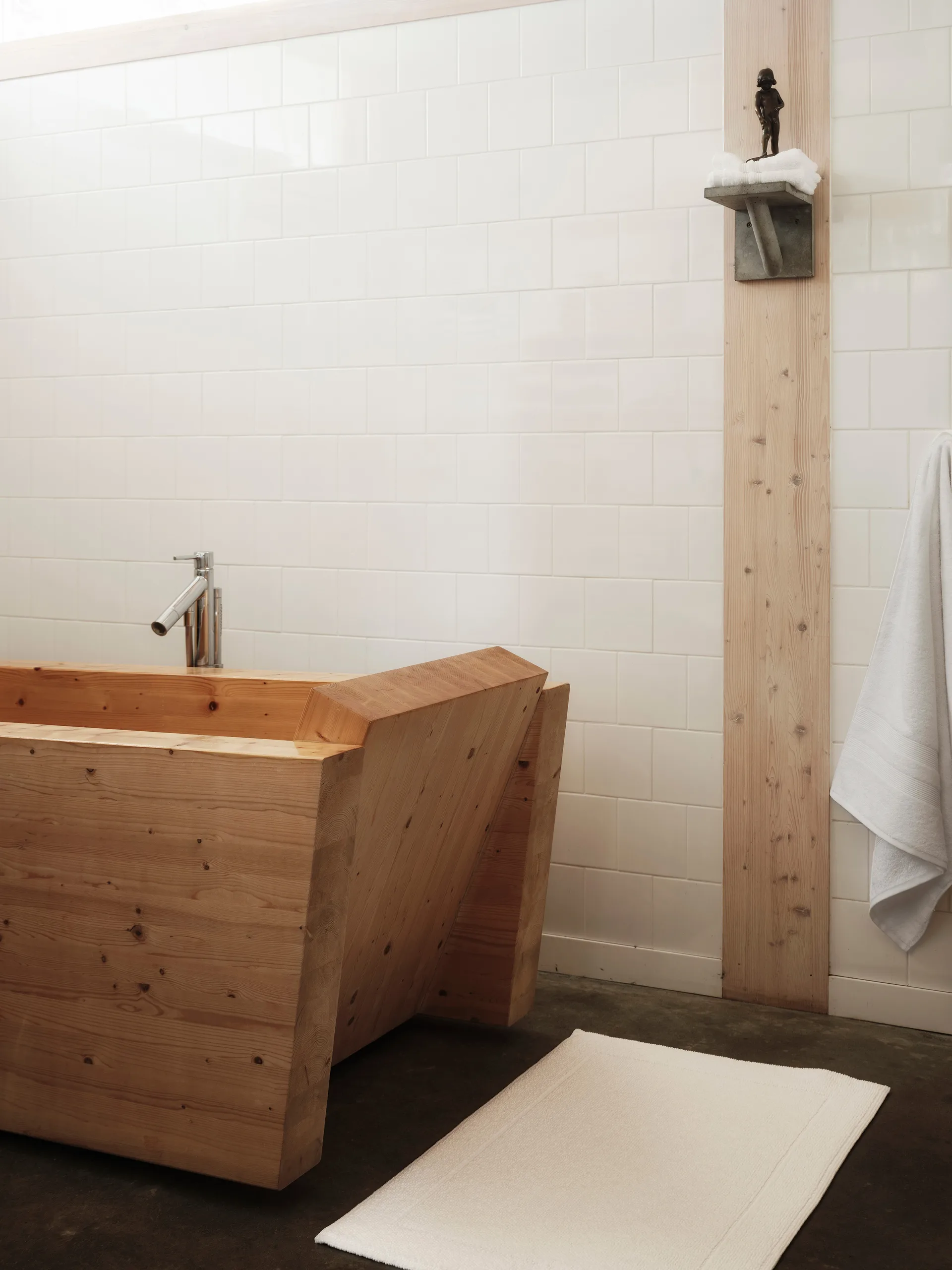 Tappeto da bagno Portofino, Bianco, 60x90 cm Mille Notti