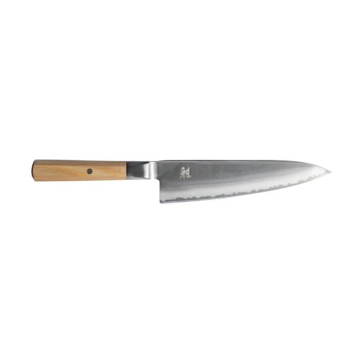 Coltello da cucina gyutoh Koya 4000FC 20 cm - Acciaio di Damasco-beige - Miyabi