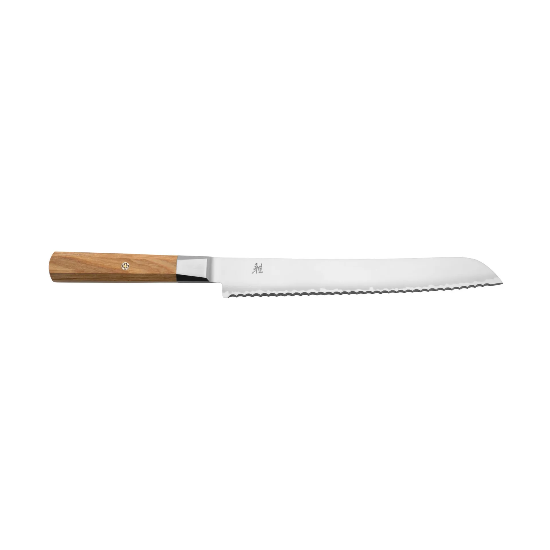 Coltello da pane 23 cm Koya 4000FC, Acciaio di Damasco-legno di pakka marrone Miyabi