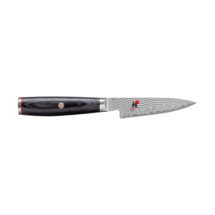 Coltello per sbucciare Raw 5000FCD shotoh 9 cm - Acciaio di Damasco-nero - Miyabi