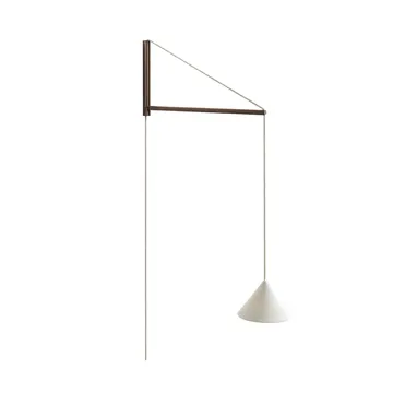 Applique sospesa - Rovere affumicato-bianco - MOEBE