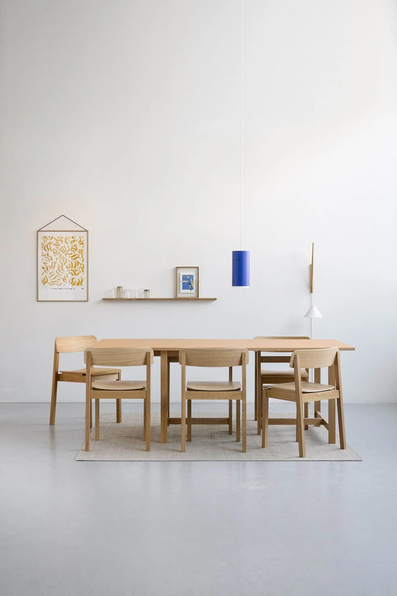 Applique sospesa, Rovere-bianco MOEBE