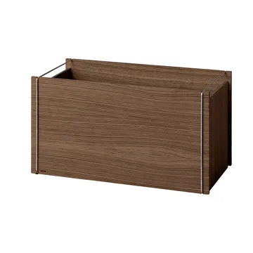 Contenitore Moebe - Rovere affumicato-acciaio inox, 33x60x31 cm - MOEBE