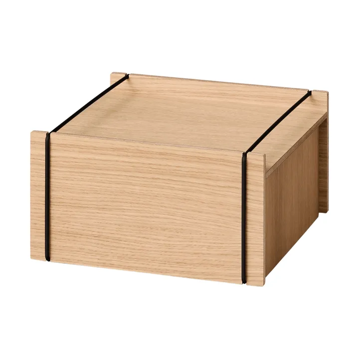 Contenitore Moebe - Rovere oliato-nero, small, 16,5x30x31 cm - MOEBE
