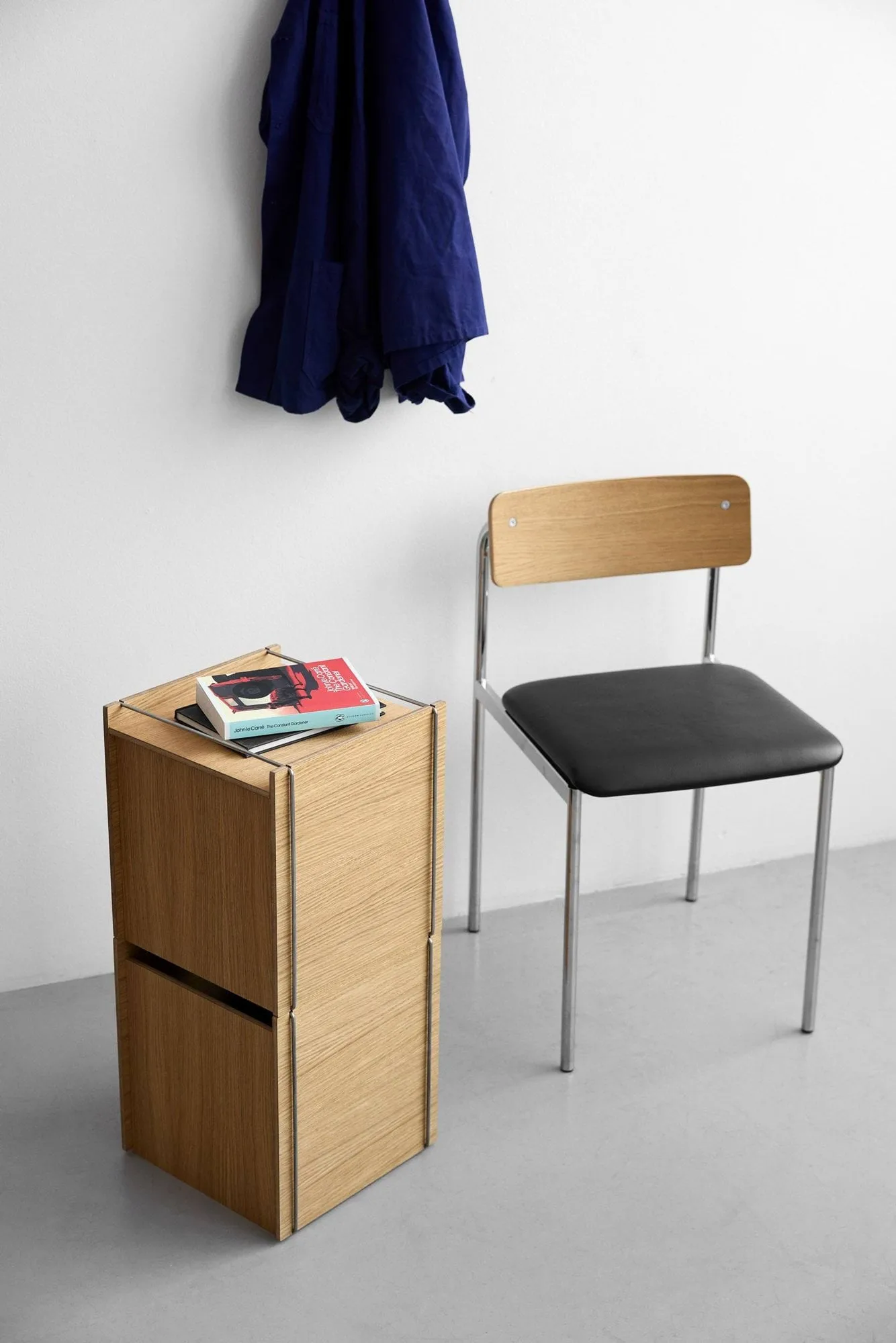 Contenitore Moebe, Rovere oliato-nero, square, 33x30x31 cm MOEBE